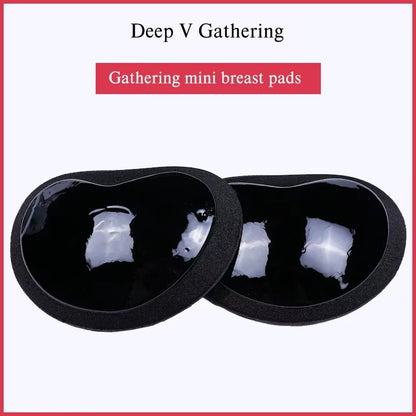 Invisible Heart Padding Magic Bra Insert Pads Push up Silicone Self Adhesive Breast Enhancer Women Intimates Breast Lift Nipple