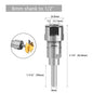 1 Pc 1/4" 8Mm 12Mm 1/2" Shank Router Bit Extension Rod Collet Engraving Machine Extension Milling Cutter for Wood MC04003