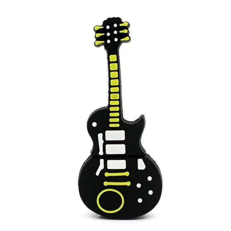 8 Styles Musical Instruments Model Pendrive 4GB 16GB 32GB 64GB 128GB USB Flash Drive Violin/Piano/Guitar