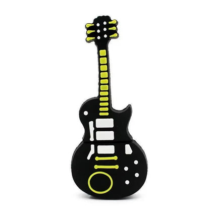 8 Styles Musical Instruments Model Pendrive 4GB 16GB 32GB 64GB 128GB USB Flash Drive Violin/Piano/Guitar