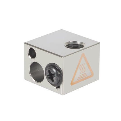 Aluminium Heat Block for J-Head Extruder Hotend 3D Printers High Temp Silicone Socks Parts BP6 Heating Block Accessories