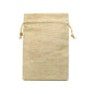 50Pcs/Lot Drawstring Natural Burlap Bag Jute Gift Bags Multi Size Jewelry Packaging Wedding Bags with Candy Bag Can Custom Logo