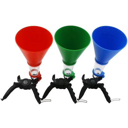 Universal Engine Oil Filling Set,Adjustable Gasoline Adapters Oil Change Equipment Kit with Adjustable Width Holding Clamp