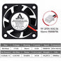 2Pcs  DC 24V 12V 5V 40Mm X 40Mm X 10Mm 2-Pin Ball Bearing Computer PC Case Cooling Fan 4010