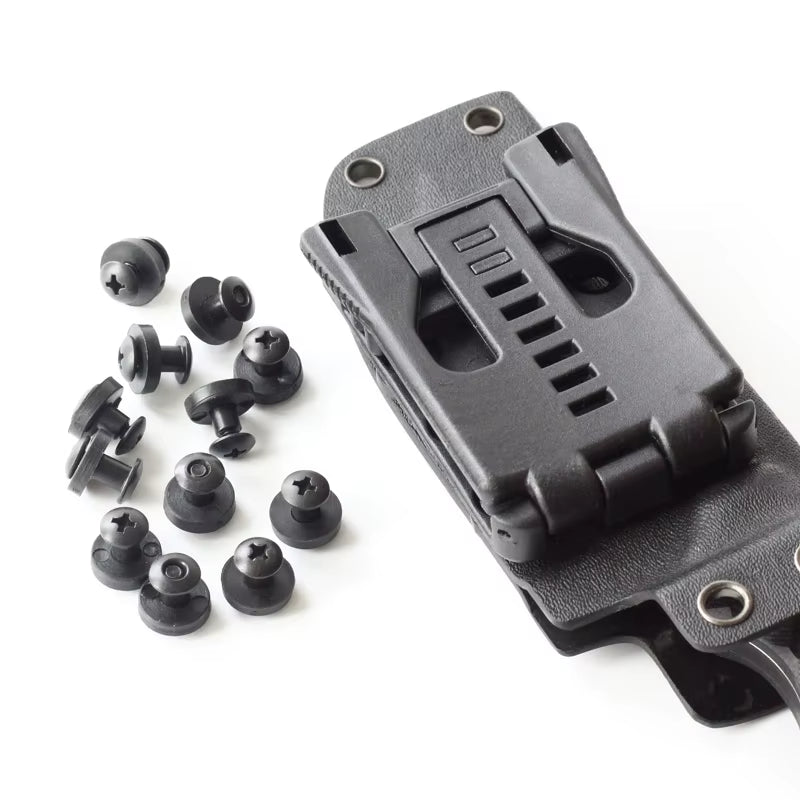 100Pcs Belt Attachments Clips Screw Set Chicago Screw Comes with Washer for DIY Kydex Sheath Holster Hand Tool Parts