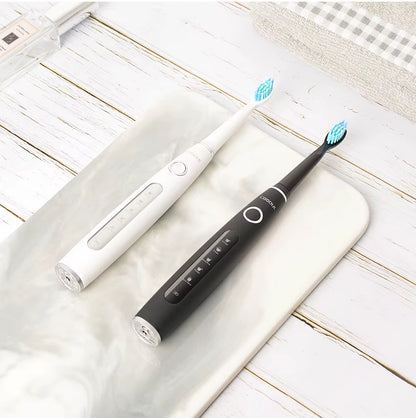 Electric Toothbrush Sonic Rechargeable Top Quality Smart Chip Toothbrush Head Replaceable Whitening Healthy Best Gift !