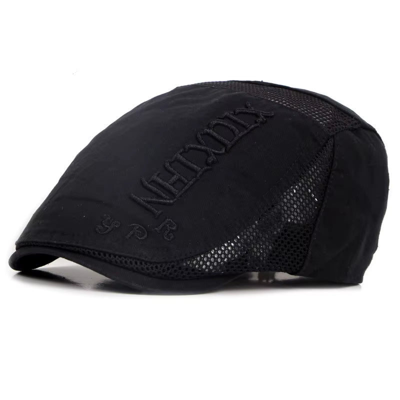 HT953 Berets Cotton Flat Advance Driver Flat Cap Men Casual Sun Hats Korea Style Spring Summer Women Men Beret Hats