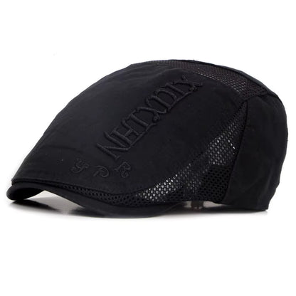 HT953 Berets Cotton Flat Advance Driver Flat Cap Men Casual Sun Hats Korea Style Spring Summer Women Men Beret Hats