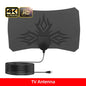 8K 4K TV Antenna for Global Digital TV 1080P 25DB High Gain Booster HD for RV Outdoor Car Antenna Indoor TV Free Channel