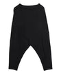 [] High Elastic Waist Black Pocket Thick Patchwork Harem Pants New Trousers Women Fashion Tide Spring Autumn 2025 SA155