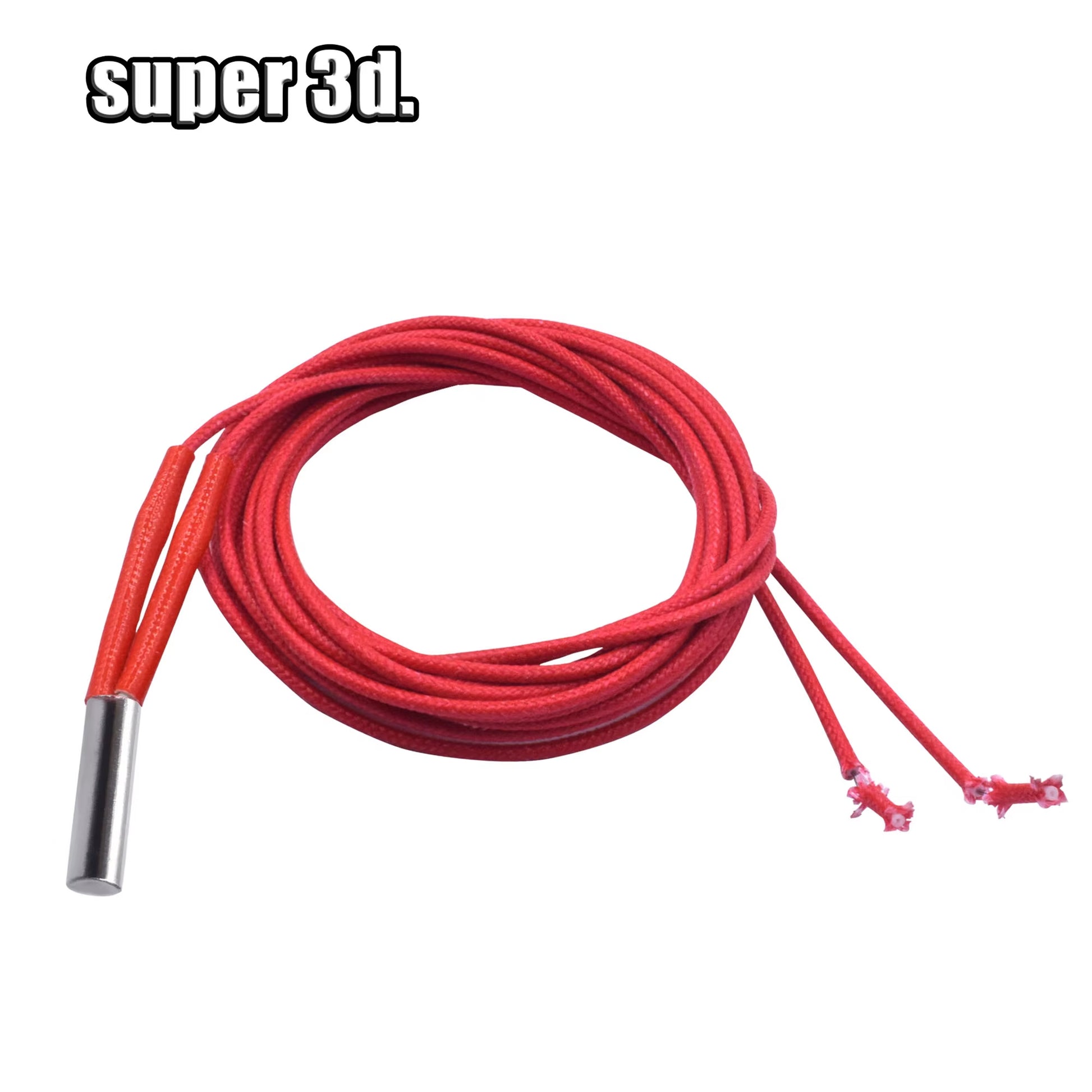 12V/24V 40W 50W Ceramic Cartridge Heater 6*20Mm 1M /2M Cable 3D Printer Print Head Induction Heater Heating Tube Element