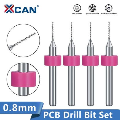 0.8Mm 10Pcs/Lot Carbide Micro Drill Bits CNC PCB Drill Bit Set
