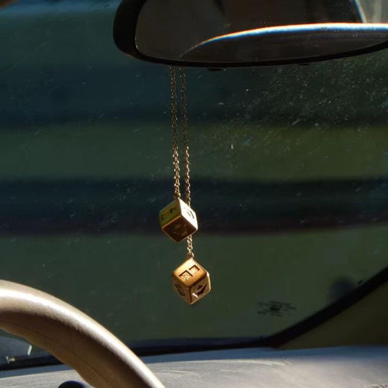 Last Jedi Dice Han Solo Lucky Prop,Smugglers Dice Star Movie Jewelry Car Rearview Mirror Ornament