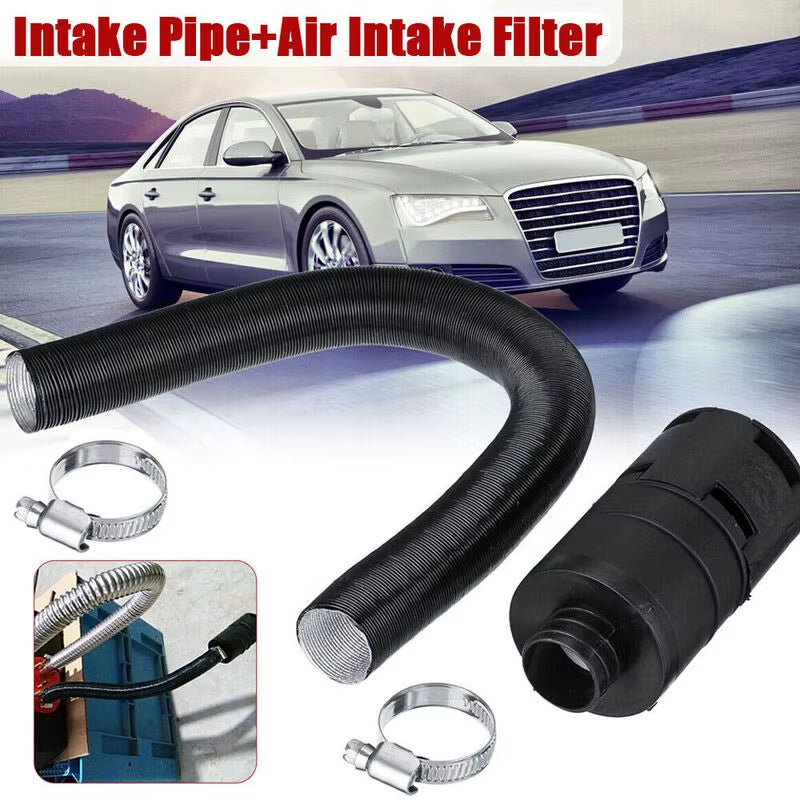 Car Diesel Parking Air Heater Air Intake Filter+Inlet Duct Pipe Car Accessories