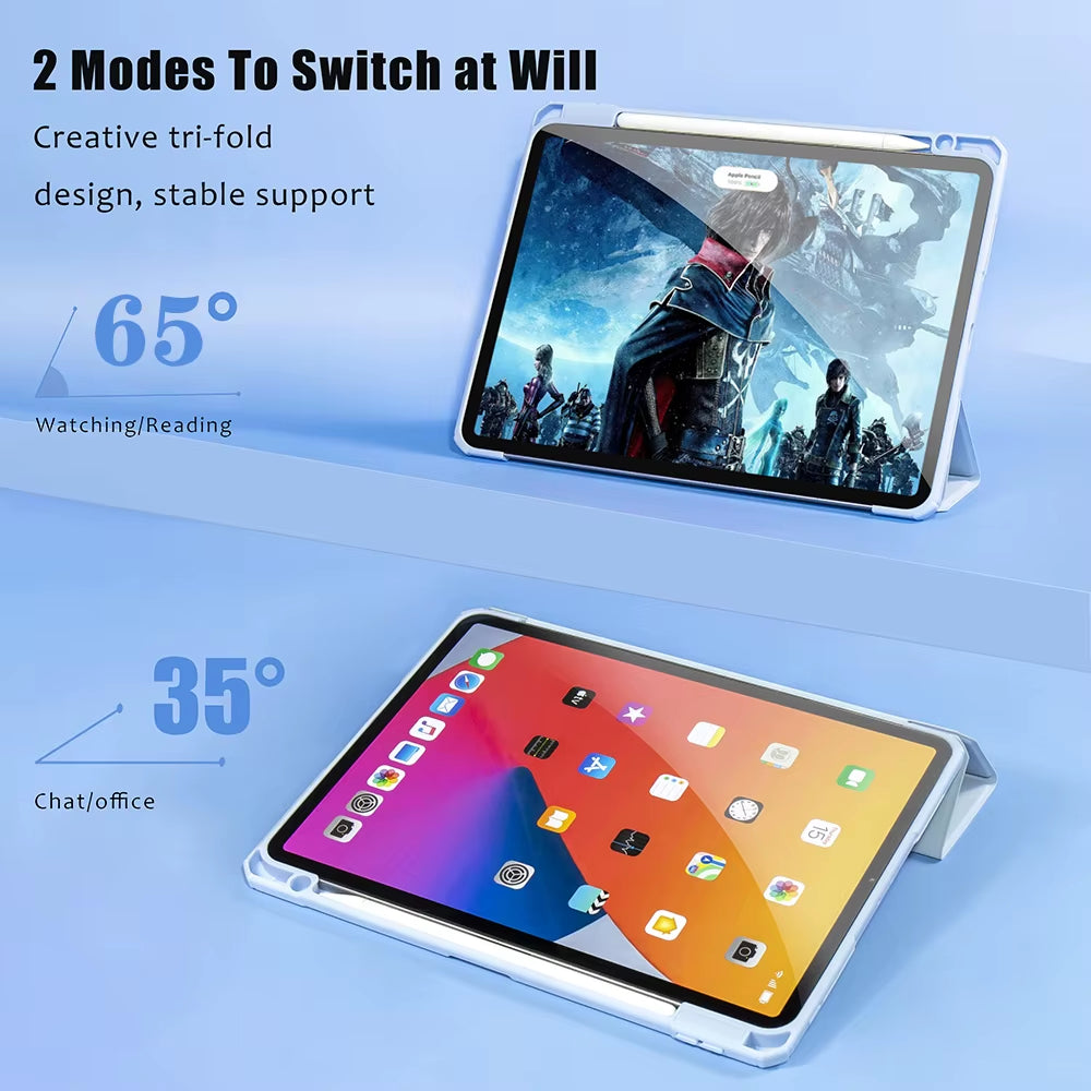 For Ipad Air 4 5 Case Ipad A16 Case 2025 11Th Gen Ipad Mini A17 Pro 11 M4 M2 M3 Air 11 Cases 10 9 8Th 10.2 9.7 10.5 Cover