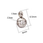 10Pcs Stainless Steel Spacer Beads Pendant Charms Clasps Gold Color Bail Beads for DIY Jewelry Making Findings Hole 2-4Mm Beads