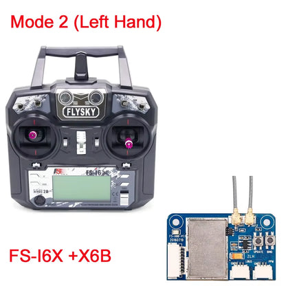 Original Flysky Fs-I6X 10CH 2.4Ghz AFHDS 2A RC Transmitter with Fs-Ia6B Fs-Ia10B FS-X6B FS-A8S Receiver for Rc Airplane Drone