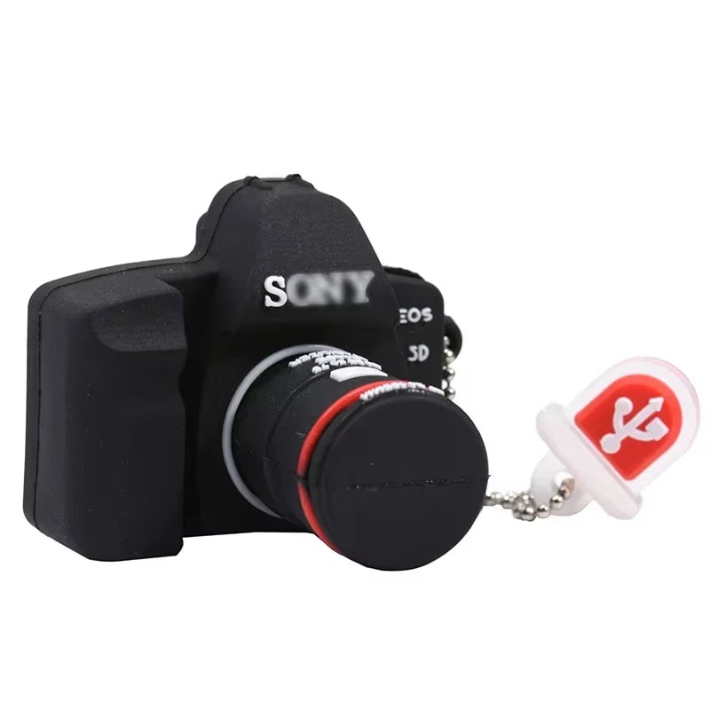 Hot Selling Camera Shape USB Flash Memory Stick Thumb Drive 64GB/32GB /16GB Memory Stick Flash Card Photography Gifts
