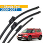 Erick'S Wiper Front & Rear Wiper Blades Set for Skoda Yeti 2009 - 2017 Windshield Windscreen Window Rain Brushes 24"+19"+11"