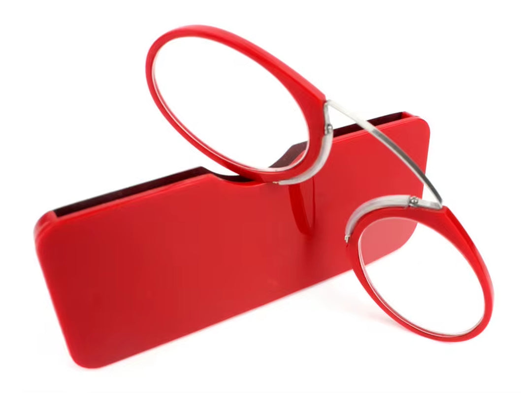 Pince-Nez Full Frame Reading Glasses TR90 Portable Nose Men Women Presbyopic Glasses +1.0 +1.5 +2.0 +2.5 +3.0 +3.5