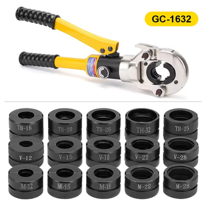 Europe Warehouse Hydraulic Pex Pipe Crimping Tools for Pex,Stainless Steel and Copper Pipe with TH,U,V,M,VAU Jaws