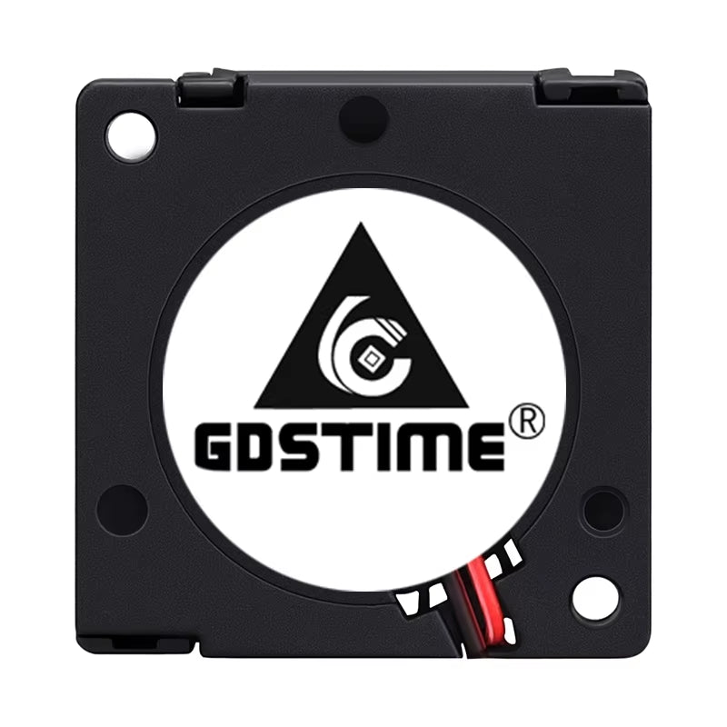 2 Pieces  DC 5V 12V 24V 30X30X10Mm Sleeve Dual Ball 1 Inch Small Mini Blower Cooling Fan 30Mm X 10Mm 3Cm 3010 3D Printer