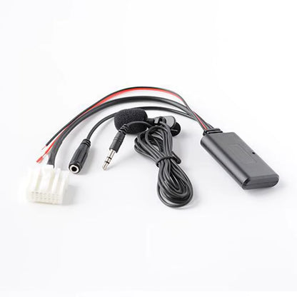 Car Stereo Radio Bluetooth Audio Extend Wire Microphone Phone Call Hands Free Mic Adapter for Mazda 2 3 5 6 8