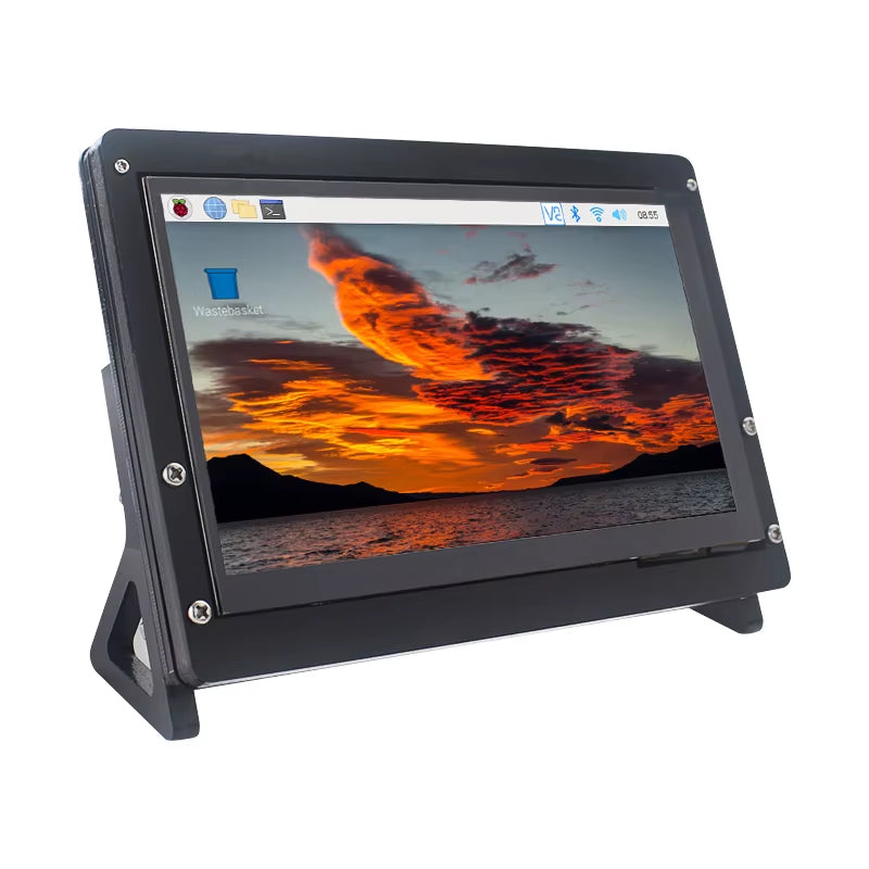 7 Inch Touch Screen Raspberry Pi 5 Capacitive Hdmi-Compatible TFT LCD for Orange Pi 5 plus 3B RPI 5 4B 3B+ PC Windows AIDA64