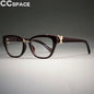 45605 Cat Eye Glasses Frames Women Rhinestone Decoration Styles Optical Fashion Computer Glasses