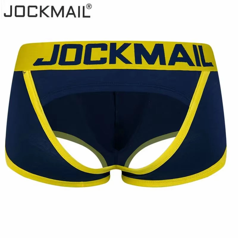 Fashion Brand Sexy Mens Backless Underwear Penis Jock Strap Man Thongs G-Strings Gay Men Underwear Shorts Men Jockstraps