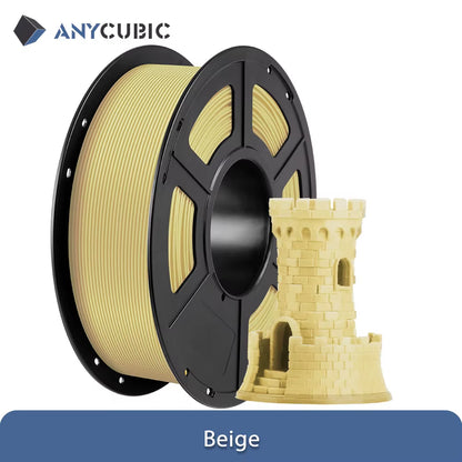 3D Printer Multicolor Filament PLA 1.75Mm 1Kg/Roll Plastic Rubber Consumables Material for FDM 3D Printer Kobra 2 Pro
