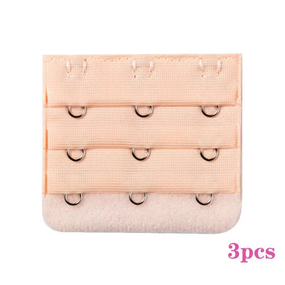 3/5Pcs Bra Extender Strap Extension 3 Hooks 2 Rows Women Intimates Lengthened Bra Hook Extenders Womens Accessoires 2/3/4Buckles