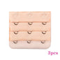 3/5Pcs Bra Extender Strap Extension 3 Hooks 2 Rows Women Intimates Lengthened Bra Hook Extenders Womens Accessoires 2/3/4Buckles