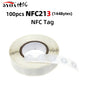 100Pcs/Lot NFC Lable Tag Sticker 13.56Mhz ISO14443A 213 Stickers Universal Lable Ntag213 RFID for All NFC Enabled Phones