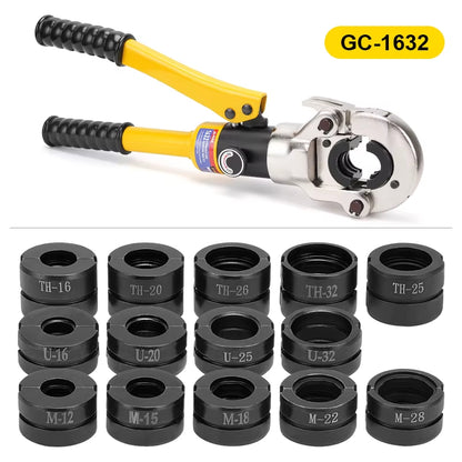 Europe Warehouse Hydraulic Pex Pipe Crimping Tools for Pex,Stainless Steel and Copper Pipe with TH,U,V,M,VAU Jaws