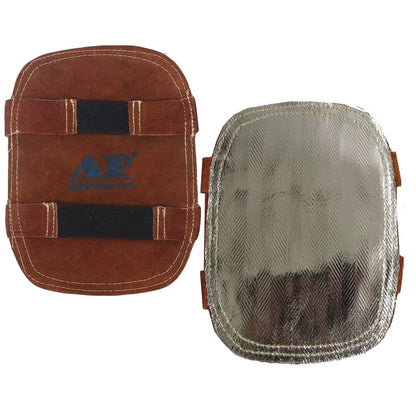 Welding Gloves' Cover High Heat Protection Aluminized & Cowhide Leather anti Flame Stitching Welder Pad