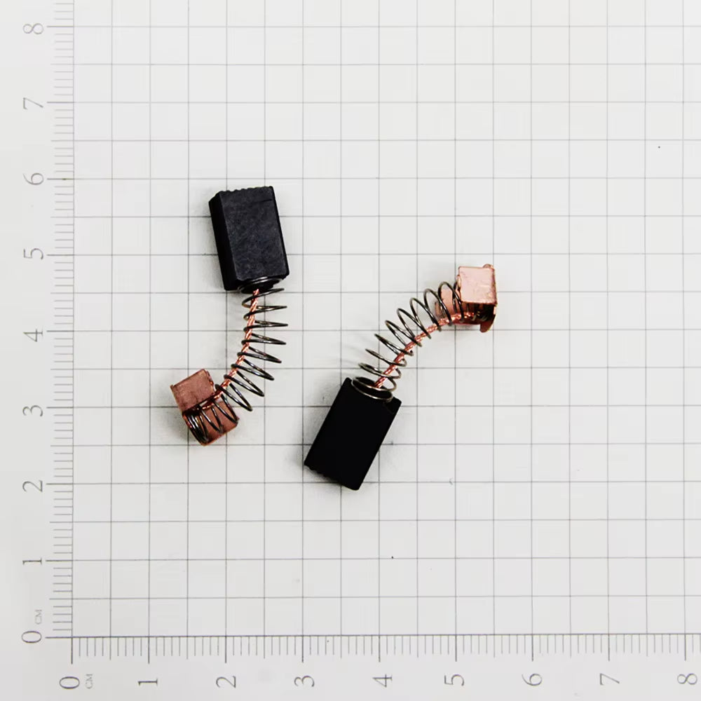 10 Pairs Carbon Brushes 5 X 8 X 12Mm for Black Decker Angle Grinder G720 Power Tools Electric Motors Spare Parts Replacement