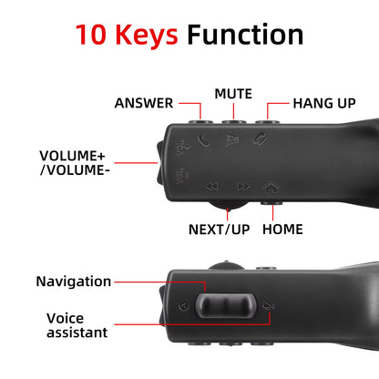 10 Keys Auto Control Remoto Multi-Functional Car Steering Wheel Buttons Remote Controller Car Audio GPS Navigation DVD Android