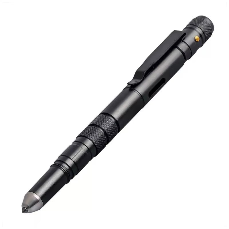 4-In-1 Portable Tactical Pen Flashlight Bottle Opener Emergency Glass Breaker Outdoor Self Defense EDC Pen Tool Gift Box