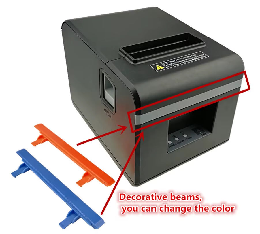 80Mm Auto-Cutter Thermal Receipt/Bill Printer 200MM/S POS with Usb/Ethernet/Bluetooth/Wifi for Kitchen/Restaurant