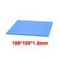 100 Pcs Blue 10Mm*10Mm GPU CPU Heatsink Cooling Conductivity 6.0 W Silicone Pad Processor Accessories Thermal Pad