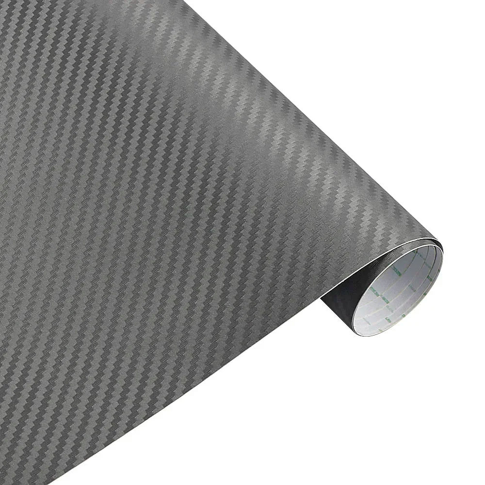 30Cmx127Cm 3D Carbon Fiber Vinyl Car Wrap Sheet Roll Film Car Stickers and Decal Motorcycle Auto Styling Accessories Automobiles