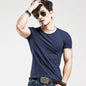 2025 Brand New Men T Shirt Tops V Neck Short Sleeve Tees Men'S Fashion Fitness Hot T-Shirt for Male Man T-Shirt Size 5XL