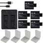 New SJCAM Sj4000 Eken H9 GIT-LB101 GIT BATTERY Sj5000 Sj6000 Sj7000 SJ8000 SJ9000 Battery +Dual USB Charger