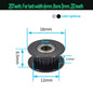 GT2 Idler Timing Pulley 16-Tooth 20-Teeth with 3Mm or 5Mm Bore with Bearings for 3D Printer Parts Timing Belt 6Mm 10Mm