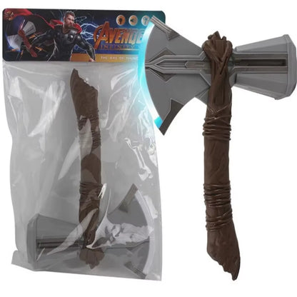 44Cm Thor'S Hammer Cosplay 1:1 Thunder Hammer Weapons Model Kids Gift Avengers Superhero Role Playing Captain America Iron Man