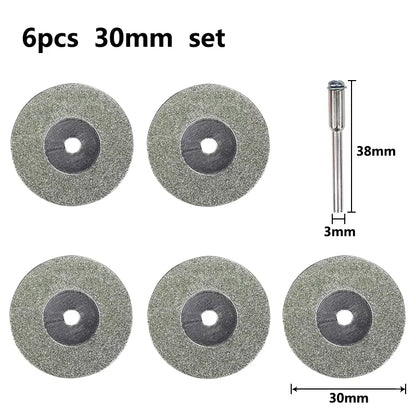 Mini Cutting Disc for Rotary Accessories Diamond Grinding Wheel Rotary Tool Circular Saw Blade Abrasive Diamond Disc