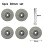 Mini Cutting Disc for Rotary Accessories Diamond Grinding Wheel Rotary Tool Circular Saw Blade Abrasive Diamond Disc