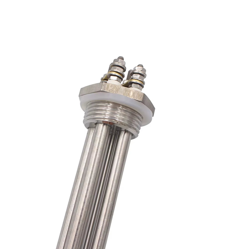 DN25 Immersion Tubular Electric Heater 12V 24V 36V 48V 300W 600W 900W 1200W 1500W 304SS Solar DC 1 Inch Water Heating Element