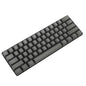 White Black Gray Green Blank Thick PBT OEM Profile 62 Key ISO 61 ANSI Keycaps for MX Switches Mechanical Keyboard (Only Keycap)